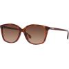 imageCoach Womens Hc8361u Universal Fit Square SunglassesCaramel TortoiseBrown Gradient Polarized