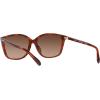 imageCoach Womens Hc8361u Universal Fit Square SunglassesCaramel TortoiseBrown Gradient Polarized