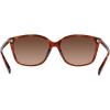 imageCoach Womens Hc8361u Universal Fit Square SunglassesCaramel TortoiseBrown Gradient Polarized