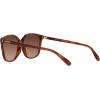 imageCoach Womens Hc8361u Universal Fit Square SunglassesCaramel TortoiseBrown Gradient Polarized