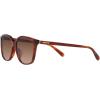 imageCoach Womens Hc8361u Universal Fit Square SunglassesCaramel TortoiseBrown Gradient Polarized