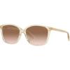 imageCoach Womens Hc8361u Universal Fit Square SunglassesTransparent FawnBrown Gradient