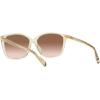 imageCoach Womens Hc8361u Universal Fit Square SunglassesTransparent FawnBrown Gradient