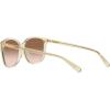 imageCoach Womens Hc8361u Universal Fit Square SunglassesTransparent FawnBrown Gradient