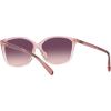 imageCoach Womens Hc8361u Universal Fit Square SunglassesTransparent Pink GradientPurple Pink Gradient