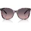 imageCOACH Womens HC8271U Universal Fit Square Sunglasses Amethyst Pearl TortoiseSmoke Purple Gradient 57 mm