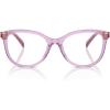 imageCOACH Womens Hc6236u Universal Fit Square Prescription Eyewear FramesTransparent AmethystDemo Lens