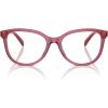 Transparent Oxblood/Demo Lens