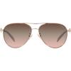 imageCoach HC7128 Sunglasses Shiny Rose GoldBrown Pink Gradient 58 mm