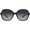 imageCoach Womens Hc8360f Low Bridge Fit Square SunglassesBlackGrey Gradient