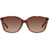 imageCoach Womens Hc8361u Universal Fit Square SunglassesCaramel TortoiseBrown Gradient Polarized