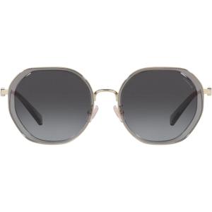 imageCoach HC7141 Sunglasses Transparent GreyShiny Light GoldGrey Gradient 54 mm