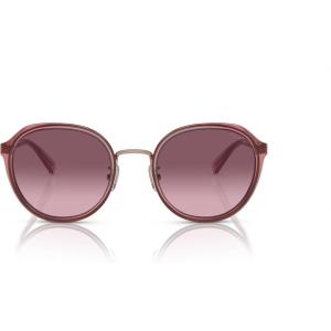 imageCoach Womens Hc7154 Round SunglassesTransparent BerryBerry Gradient