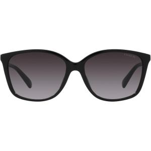 imageCoach Womens Hc8361u Universal Fit Square SunglassesBlackGrey Gradient