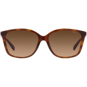 imageCoach Womens Hc8361u Universal Fit Square SunglassesCaramel TortoiseBrown Gradient