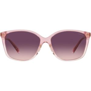 imageCoach Womens Hc8361u Universal Fit Square SunglassesTransparent Pink GradientPurple Pink Gradient