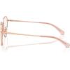 imageCOACH Womens HC5116D Rectangular Prescription Eyewear Frames Shiny Rose GoldDemo Lens 53 mm