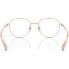 imageCOACH Womens HC5116D Rectangular Prescription Eyewear Frames Shiny Rose GoldDemo Lens 53 mm