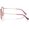 imageCOACH Womens HC5142BD Square Prescription Eyewear Frames Rose GoldTransparent MauveDemo Lens 54 mm