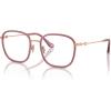 imageCOACH Womens HC5142BD Square Prescription Eyewear Frames Rose GoldTransparent MauveDemo Lens 54 mm