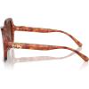 imageCOACH Womens HC8295 Square Sunglasses Caramel TortoiseBrown Gradient Polarized 56 mm