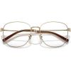 imageCOACH Womens Hc5179d Square Prescription Eyewear FramesShiny Light GoldDemo Lens