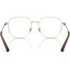 imageCOACH Womens Hc5179d Square Prescription Eyewear FramesShiny Light GoldDemo Lens