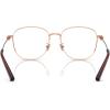 imageCOACH Womens Hc5179d Square Prescription Eyewear FramesShiny Rose GoldDemo Lens