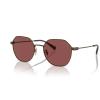 imageCoach Mens Hc7155 Round SunglassesAntique GoldWine Solid