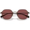 imageCoach Mens Hc7155 Round SunglassesAntique GoldWine Solid