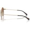 imageCoach Mens Hc7155 Round SunglassesLight Gold Satin ColorBrown Solid