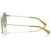 imageCoach Mens Hc7155 Round SunglassesLight Gold Satin ColorGreen Solid