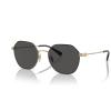 imageCoach Mens Hc7155 Round SunglassesLight Gold Satin ColorGrey Solid