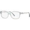 imageCoach Womens Hc6172 Square Prescription Eyewear FramesGradient Transparent BlueDemo Lens