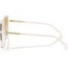 imageCoach Womens Hc8401d Square SunglassesMilky CloudYellow Clear Gradient