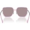 imageCoach Womens Hc8401d Square SunglassesMilky PurplePurple Solid