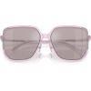 imageCoach Womens Hc8401d Square SunglassesMilky PurplePurple Solid