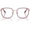 imageCOACH Womens HC5142BD Square Prescription Eyewear Frames Rose GoldTransparent MauveDemo Lens 54 mm