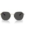 Light Gold Satin Color/Grey Solid