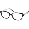 imageCoach Womens Hc6172 Square Prescription Eyewear FramesBlackDemo Lens
