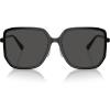 imageCoach Womens Hc8401d Square SunglassesBlackGrey Solid