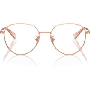 imageCOACH Womens HC5116D Rectangular Prescription Eyewear Frames Shiny Rose GoldDemo Lens 53 mm