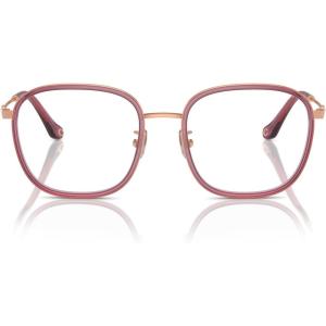 imageCOACH Womens HC5142BD Square Prescription Eyewear Frames Rose GoldTransparent MauveDemo Lens 54 mm