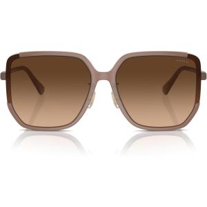 imageCoach Womens Hc8401d Square SunglassesMilky Light BrownBrown Gradient