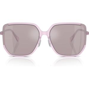 imageCoach Womens Hc8401d Square SunglassesMilky PurplePurple Solid