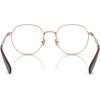 imageCOACH Womens Hc5175 Round Prescription Eyewear FramesShiny Rose GoldDemo Lens