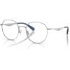 imageCOACH Womens Hc5175 Round Prescription Eyewear FramesShiny SilverDemo Lens