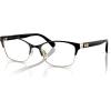 imageCOACH Womens Hc5176 Rectangular Prescription Eyewear FramesLight GoldBlackDemo Lens
