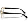 imageCOACH Womens Hc5176 Rectangular Prescription Eyewear FramesLight GoldBlackDemo Lens