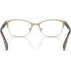 imageCOACH Womens Hc5176 Rectangular Prescription Eyewear FramesLight GoldBrownDemo Lens